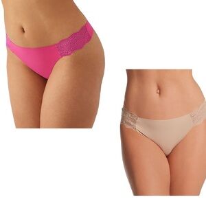 (5) b.tempt'd by Wacoal b.Bare Thong Womens